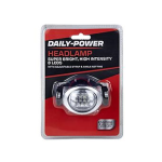 Plastic Headlamp Torch with 8 LED'S - Battery Operated